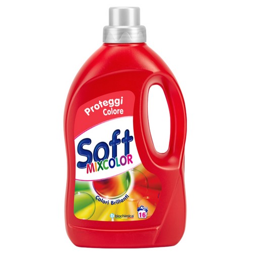 SOFT tecni deterdzent 900ml Mix Color - za obojeni ves 16 pranja