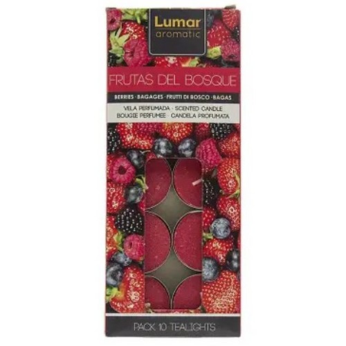 LUMAR Aromatic Cajna svijeca Frutas del Bosque 10/1 5h 120gr