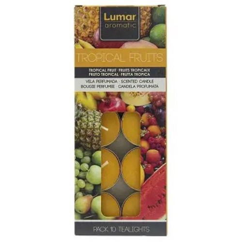 LUMAR Aromatic Cajna svijeca Tropical Frutas 10/1 5h 120gr