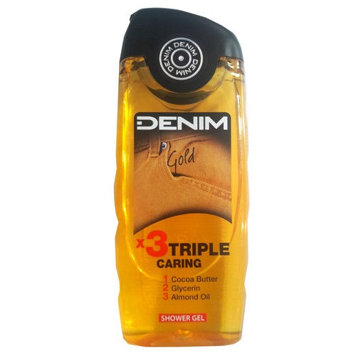 DENIM muska kupka 250ml -Gold