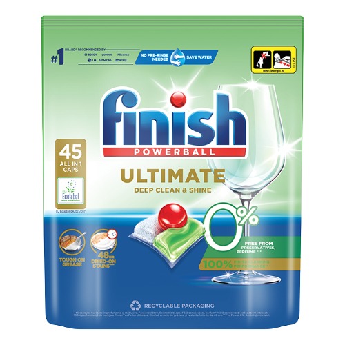 FINISH Tablete All in One 45/1 Ultimate Deep Clean & Shine