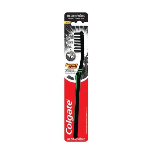 COLGATE cetkica za zube Double Action Charcoal medium