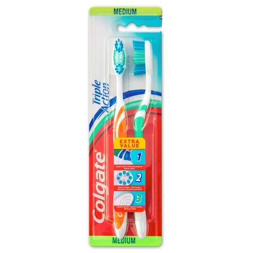 COLGATE cetkica za zube DUOPACK Triple Action Medium