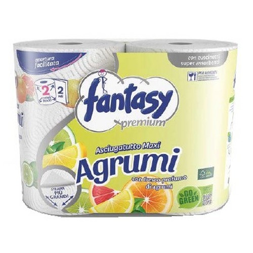 FANTASY Ubrus za domacinstvo Duetto MAGNUM AGRUMI - 2 rolne dvoslojni