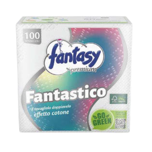 FANTASY papirne salvete 100/1 33x33 dvoslojne