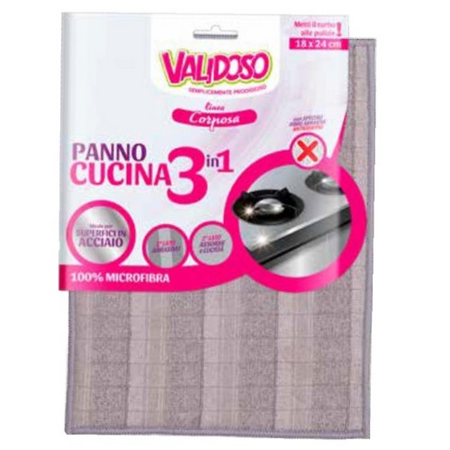 VALIDOSO (231) krpa mikrofiber za kuhinju 3 u 1