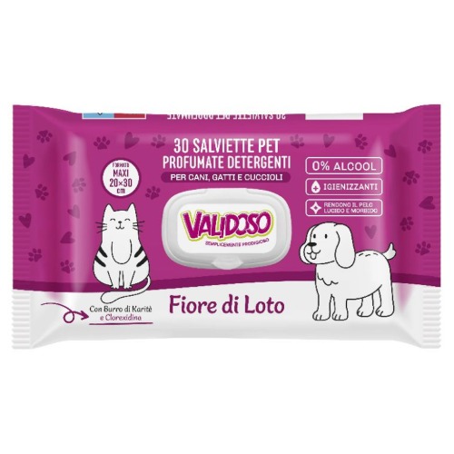 VALIDOSO Vlazne Maramice Za Zivotinje 30/1 Fiori Di Loto
