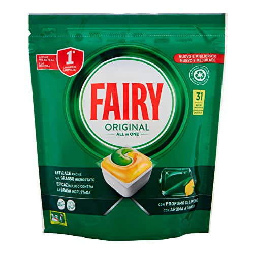 FAIRY Kapsule za mas.pranje sudja 31 kom All in One Limun
