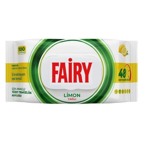 FAIRY Vlazne Maramice za ciscenje 100/1 - Limun